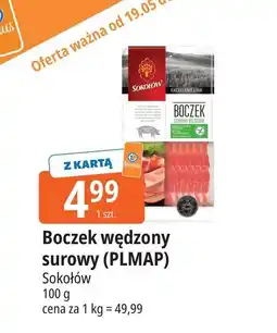E.Leclerc Boczek wędzony surowy (PLMAP) Sokołów oferta