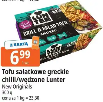 E.Leclerc Tofu sałatkowe greckie chilli/wędzone Lunter New Originals oferta