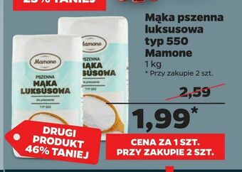 Netto Mąka pszenna luksusowa typ 550 Mamone oferta