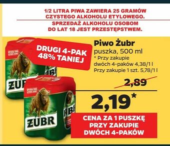 Netto Piwo Żubr oferta