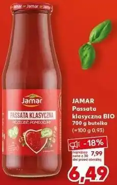 Kaufland JAMAR Passata klasyczna BIO oferta