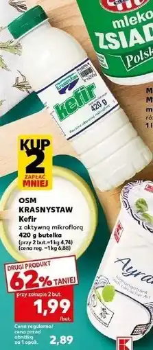 Kaufland Kefir z aktywną mikroflorą oferta