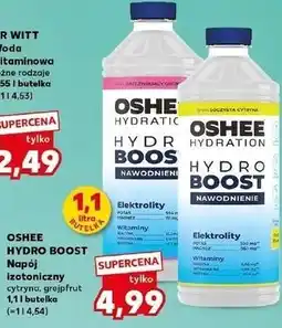 Kaufland HYDRO BOOST Napój izotoniczny cytryna, grejpfrut 1,1 l butelka oferta