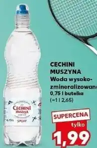 Kaufland Woda wysokozmineralizowana 0,75 l butelka oferta