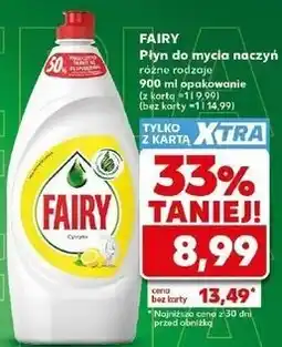 Kaufland Płyn do mycia naczyń różne rodzaje 900 ml opakowanie oferta