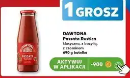 Kaufland DAWTONA Passata Rustica klasyczna, z bazylią, z czosnkiem 690 g butelka oferta