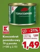 Kaufland Koncentrat pomidorowy K Classic oferta