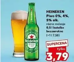 Kaufland Piwo 0%, 4%, 5% alk. Heineken oferta