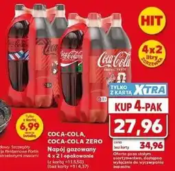 Kaufland Coca-Cola, Coca-Cola Zero Napój gazowany 4 x 2 l opakowanie oferta