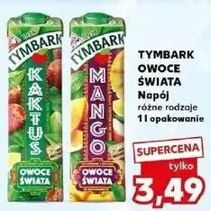 Kaufland Tymbark Owoce Świata Napój różne rodzaje 1 l opakowanie oferta