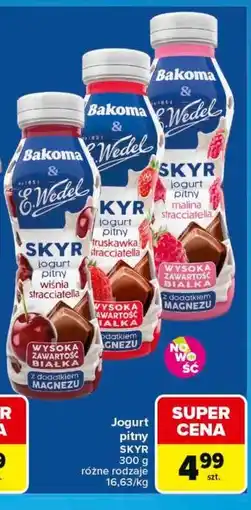 Carrefour Jogurt pitny SKYR 300 g różne rodzaje oferta