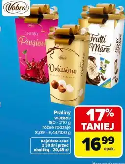 Carrefour Praliny VOBRO 180-210 g różne rodzaje oferta