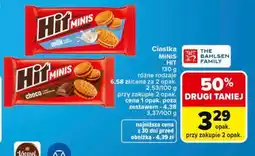 Carrefour Ciastka MINIS HIT 130 g różne rodzaje oferta