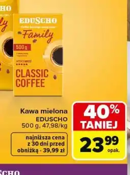 Carrefour Kawa mielona EDUSCHO oferta