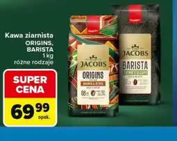 Carrefour Kawa ziarnista ORIGINS, BARISTA JACOBS oferta