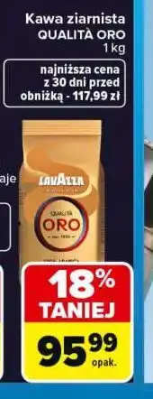 Carrefour Kawa ziarnista Qualità Oro Lavazza oferta