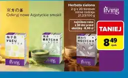 Carrefour Herbata zielona Living oferta