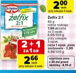 Carrefour Żelfix 2:1 Dr. Oetker oferta