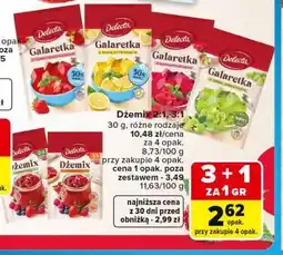 Carrefour Dżemix 2:1, 3:1 Delecta oferta