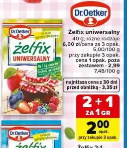 Carrefour Żelfix uniwersalny Dr. Oetker oferta