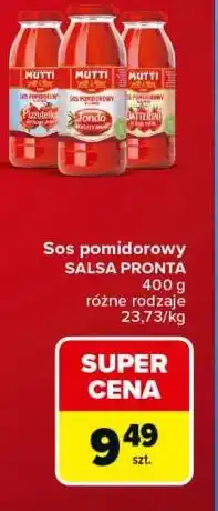 Carrefour MUTTI Sos pomidorowy SALSA PRONTA oferta