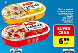 Carrefour Filety z makreli w oleju, w sosie pomidorowym GRAAL oferta