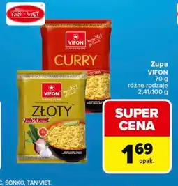 Carrefour Zupa VIFON 70 g różne rodzaje oferta