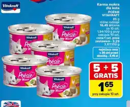 Carrefour Karma mokra dla kota poésie vitakraft 85 g różne rodzaje oferta