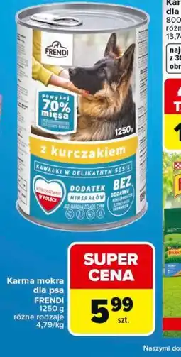 Carrefour Karma mokra dla psa frendi 1250 g różne rodzaje oferta