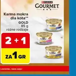 Carrefour Karma mokra dla kota gold 85 g różne rodzaje oferta