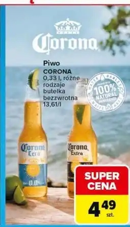 Carrefour Piwo CORONA oferta