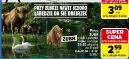 Carrefour Piwo ŻUBR oferta