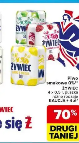 Carrefour Piwo smakowe 0% ŻYWIEC oferta