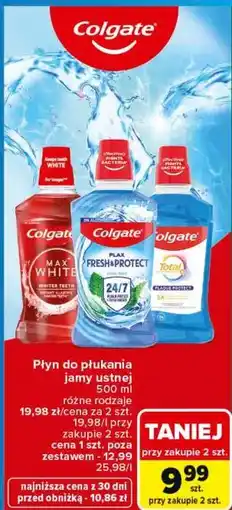 Carrefour Płyn do płukania jamy ustnej Colgate oferta