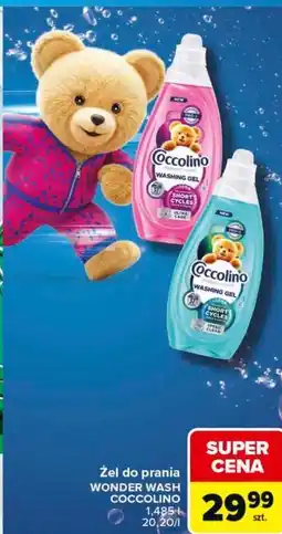 Carrefour Żel do prania WONDER WASH COCCOLINO oferta