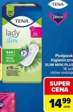 Carrefour Podpaski higieniczne SLIM MINI PLUS TENA oferta