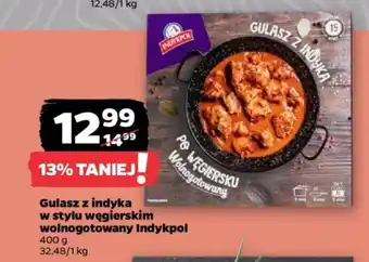 Netto Gulasz z indyka w stylu węgierskim wolnogotowany Indykpol oferta