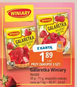 E.Leclerc Galaretka malinowa Winiary oferta