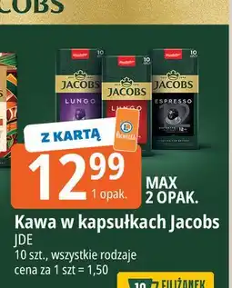 E.Leclerc Kawa w kapsułkach espresso 12 Jacobs Lungo oferta