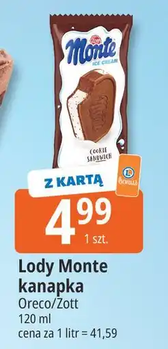 E.Leclerc Kanapka lodowa Zott Monte oferta