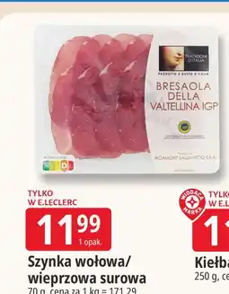 E.Leclerc Szynka bresaola della valtellin Tradizioni D'italia oferta