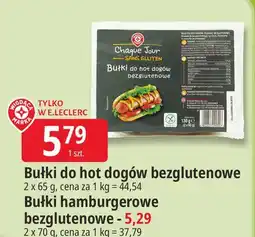 E.Leclerc Bułki hamburgerowe bezglutenowe Wiodąca Marka Chaque Jour oferta
