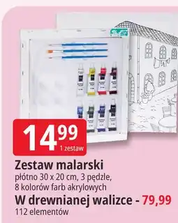 E.Leclerc Zestaw malarski w drewnianej walizce oferta