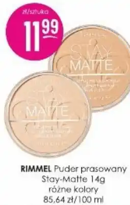 Jaśmin Rimmel Puder prasowany Stay-Matte oferta