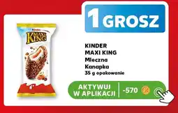 Kaufland Mleczna kanapka Kinder Maxi King oferta