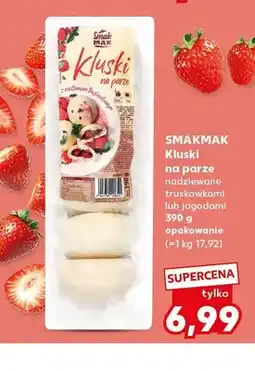 Kaufland Kluski na parze nadziewane jagodami Smakmak oferta