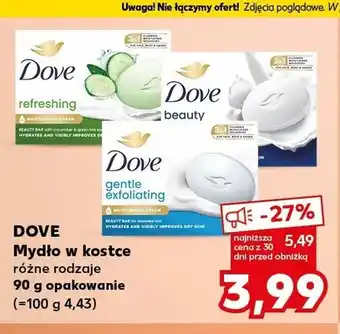 Kaufland Mydło w kostce Dove oferta