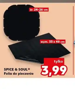 Kaufland Folia do pieczenia spice & soul wym. 33x40cm oferta