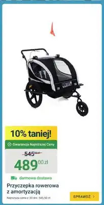 ERLI Przyczepka rowerowa ALLI BABY z amortyzacją oferta