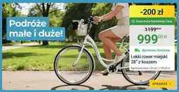 ERLI Lekki rower miejski Catherina 28” z koszem oferta